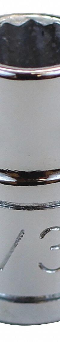 SK PROFESSIONAL TOOLS Socket: SAE, 1/4 in Drive Size, 9/32 in Socket Size, 12-Point, Std, Chrome (MPN 43909). Key specifications — attr1204417: SK PROFESSIONAL TOOLS; attr1204392: Chrome.