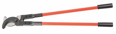 KLEIN TOOLS Cable Cutter: Fiberglass Handle, Shear - Electrical & Data Cable Cutters