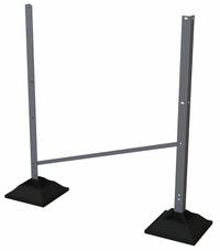 TRI-ARC Platform Support Leg: 2.5 ft Overall Ht, 36 in Overall Wd, 500 lb Load Capacity, Aluminum (MPN URTSL30). Key specifications — attr1050432: TRI-ARC; attr1050434: Silver; attr1050449: Aluminum.