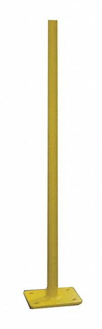 GARLOCK SAFETY SYSTEMS Gate Post: 38 1/2 in Post Ht, Galvanized, Steel, Yellow, Concrete Anchors (MPN 407182). Key specifications — Brand: GARLOCK SAFETY SYSTEMS; Includes: Concrete Anchors; Compatible Brand and Series: Garlock; Product Type: Gate Post; Compatible Manufacturer Model Number: 155160; Finish: Galvanized; Post Material: Steel; Post Type: Gate.