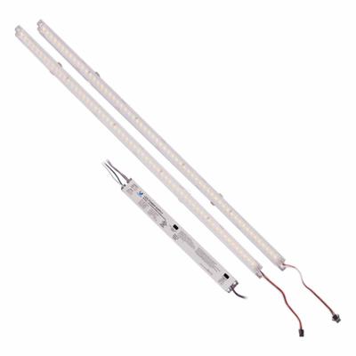 DIODE LED Retrofit Kit: 0-10V, T8, 2 Lamps, 3,000 lm_4,000 lm_5,000 lm, 3500K/4000K/5000K - Linear LED Retrofit Kits
