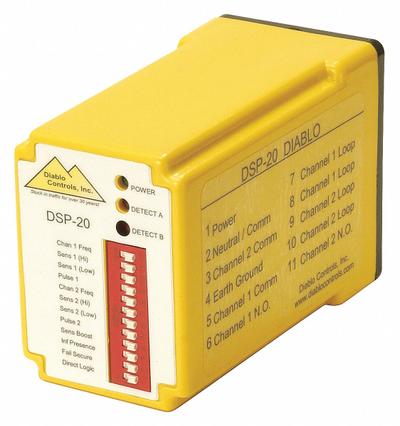 DIABLO CONTROLS, INC. Vehicle Detector: 10 to 30V DC, 2 1/2 in Overall Ht - Plug-In Vehicle Detectors