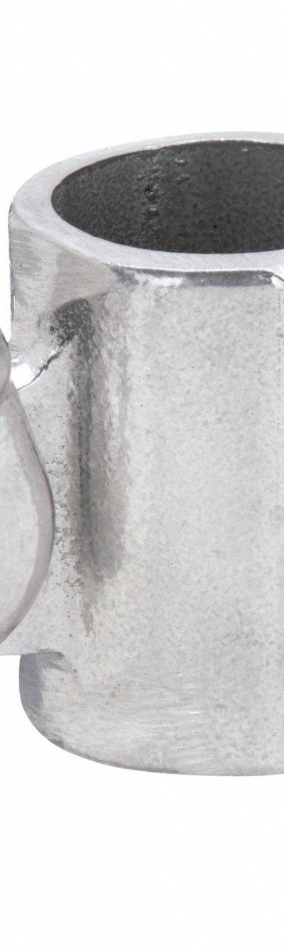 HOLLAENDER Structural Pipe Fitting: Wall Flange - Aluminum Crosses & Tees