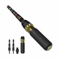 KLEIN TOOLS Multi-Bit Screwdriver: Socket Tip, 17 Tips, 10 3/4 in Overall Lg, Magnetic Quick-Change (MPN 32914HD). Key specifications — attr1205339: 10 mm; attr1205303: KLEIN TOOLS; attr1290982: Impact-Rated.