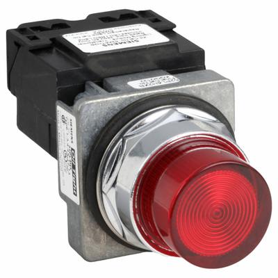 Siemens Pilot Light: 30 mm Panel Mounting Size, Red, LED - LED Pilot-Lights