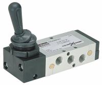 PARKER Manual Air Control Valve: Viking, Four-Way / Two-Position, Lever, 1/8 in Female NPT, Aluminum (MPN P2LAX591VS). Key specifications — attr1084737: Aluminum; attr1084764: Manual Air Control Valve; attr1084767: Viking; attr1084731: P2LAX591VS; attr1084739: PARKER; attr1084765: Spring Return; attr1084768: Viking.