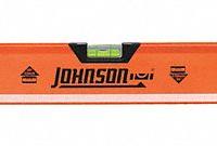 JOHNSON LEVEL Box Level: Level & Plumb, Box, 48 in Overall Lg, Top & Side Read, None Acrylic Block (MPN 1741-4800). Key specifications — attr934734: 1741-4800; attr934735: JOHNSON LEVEL; attr939796: Acrylic; attr983962: Aluminum; attr939959: Top & Side Read.