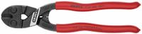 KNIPEX Bolt Cutters: Plastic, For 1/4 in Max Dia Soft Steel, For 3/16 in Max Dia Medium Steel, Red (MPN 71 01 200 SBA). Key specifications — attr308357: Red; attr308366: Plastic; attr324820: KNIPEX.