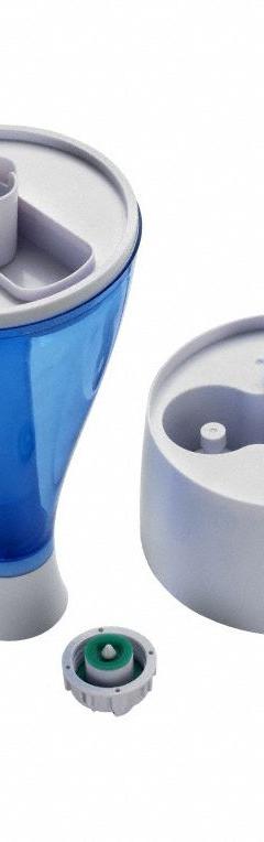 Portable Humidifier: Ultrasonic, 0.2 gal Daily Humidification Output, Cool, Tabletop Housing, Bottle (MPN H920BL). Key specifications — Brand: PUREGUARDIAN.