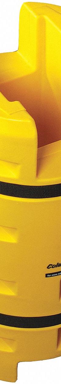 SENTRY Column Protector: 8 in, 6 in, 8 in (H-Beam)/8 in (Round)/8 in (Square), Round/Square, LLDPE (MPN CS2442-8SFE). Key specifications — Color: Yellow; Maximum Compatible Column Length: 8 in; Minimum Compatible Column Length: 6 in; Brand: SENTRY; Material: LLDPE.