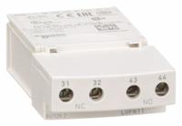 SCHNEIDER Auxiliary Contact: 1NO/1NC, 5 A Max Current (AC), Front Mount, Front-Mounted (MPN LUFN11). Key specifications — Brand: SCHNEIDER; Compatible with Series: TeSys.