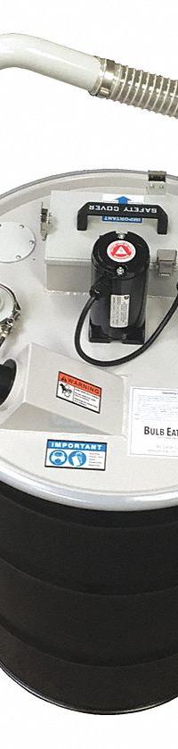 TERRACYCLE REGULATED WASTE Bulb Crusher: Linear Fluorescents, 1,350 Capacity of 4 Ft. T8 Lamps (MPN 333-100-120). Key specifications — For Use With: Linear Fluorescents; Accessory Type: Bulb Crusher; Brand: TERRACYCLE REGULATED WASTE.