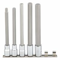 SK PROFESSIONAL TOOLS Socket Bit Set: 1 - 25 Pieces, 1/2 in Drive Size, 5 Pieces, Replaceable Insert (MPN 41455). Key specifications — attr1216280: Replaceable Insert; attr1216283: SK PROFESSIONAL TOOLS; attr1225718: 8 mm to 17 mm; attr1227491: 1/2 in.