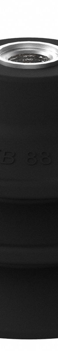PIAB Vacuum Pad: Multi-Bellows, w/o Adapter, 88 mm Pad Dia, Nitrile/PVC, Black, 60A, PAXB (MPN S.PAXB88NP60.XXX.00). Key specifications — attr1019101: S.PAXB88NP60.XXX.00; attr1019103: PIAB; attr1019107: 60A.