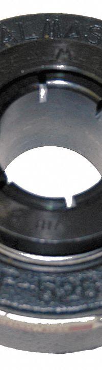 SEALMASTER 2 Bolt Flange Bearing: Radial Ball, 1 1/4 in Bore, Cast Iron, Concentric Collar, Rhombus (MPN MSFT-20). Key specifications — Bore Type: Cylindrical; Brand: SEALMASTER; Lubricant Material: NLGI #2 Equivalent; Mounting Bolt Size: 7/16 in; System of Measurement: Inch.