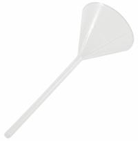 APPROVED VENDOR Funnel: Polypropylene, 100 mL, 73.5 mm, 8 mm, 143 mm Stem Lg, White (MPN 241754-0002). Key specifications — attr1372202: Funnel; attr1372195: White; attr1372208: APPROVED VENDOR.