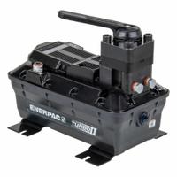 ENERPAC Air Hydraulic Pump: 5,000 psi Max. Op Pressure, 116 cu in Reservoir Capacity (MPN PAMG3402NB). Key specifications — attr944931: Hold; attr944932: 3-Position.