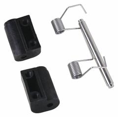 HUBBELL GAI-TRONICS Spring Door Return Kit: Plastic, Mounting Kits, Hinge/Spring Pin, Silver (MPN 12573-001). Key specifications — Compatible with Series: 256; Manufacturer Part Number: 12573-001; Product Type: Spring Door Return Kit; For Use With: Telephones; Includes: Spring Pin; Brand: HUBBELL GAI-TRONICS; Color: Silver; Material: Plastic.