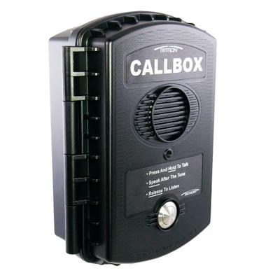 RITRON Two-Way Radio Callbox, Hinge Enclosure, VHF MURS License-Free, With Relay - Call Boxes for Two-Way Radios