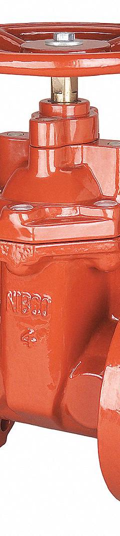 NIBCO Gate Valve: 3 in Nominal Valve Size, Ductile Iron, Non-Rising, Class 125 Flange, Wheel (MPN F619RW 3). Key specifications — Wedge Material: Ductile Iron; Brand: NIBCO; Bonnet Material: Ductile Iron.