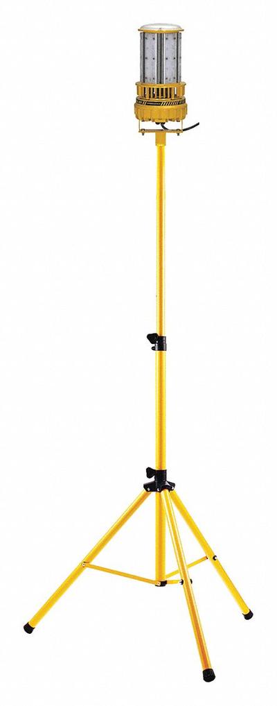 SOUTHWIRE Temporary Job Site Light: LED, 15,000 lm Max Brightness, 87.75 in Max Ht - Tripod Stand Lights