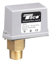 TACO Flow Switch: Paddle, 1 in For Pipe Size, Brass, 1 in NPT, 1 in Connection Size, NPT, SPDT (MPN IFS01BR-1). Key specifications — Brand: TACO; Contact Rating (DC): 15A @125/250VAC; For Pipe Size: 1 in; Contact Rating (AC): 15 A @ 125/250V.