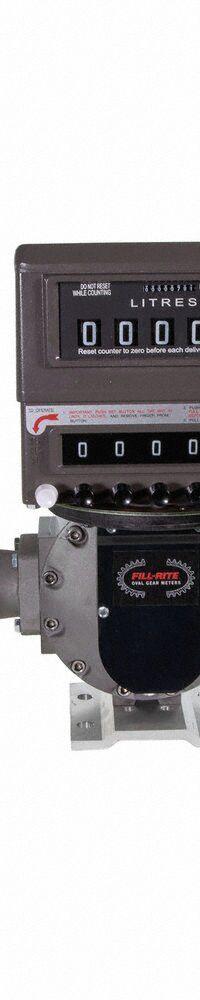 Positive Displacement Flowmeter,2 in Sz (MPN TS20AV13BLCBMXAS4N). Key specifications — Display Type: Mechanical; Unit Of Measure: Liters; Brand: FILL-RITE; Manufacturer Part Number: TS20AV13BLCBMXAS4N; Housing Material: Anodized Aluminum; Accuracy: +/-0.5%.