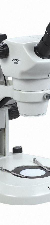 UNITRON Microscope: Stereo, Binocular, 0.8X to 5X, 22 mm Optical Field of View, Std, 10 in x 10 in (MPN 13101). Key specifications — attr1026089: Standard; attr1026045: 10 in x 10 in; attr1026048: UNITRON; attr1026055: No; attr1026068: 50X; attr1026078: 0.8X to 5X; attr1026095: 114 mm.