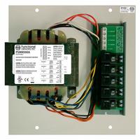 FUNCTIONAL DEVICES INC / RIB Class 2 Power Supply: 500 VA Power Rating, 24V AC, Circuit Breaker (MPN PSMN500A). Key specifications — Brand: FUNCTIONAL DEVICES INC / RIB; Input Voltage: 480V AC; Includes On/Off Switch: Individual Output On/Off Switch; Mounting: Panel; Output Voltage: 24V AC; Wire Connection Type: Screw Terminals.