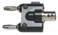 FLUKE BNC (F) Banana Plug: Double Banana Jack, Banana Jack Adapters, Not Panel Mounted, Stackable (MPN BP880). Key specifications — Brand: FLUKE; Panel Mounted - NEW: Not Panel Mounted; Stackability: Stackable.