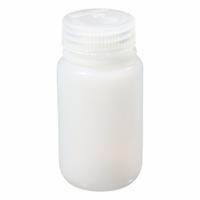 NALGENE Laboratory Bottle: HDPE, 125 mL, 4 fl oz, Closure Included, Natural, 38 mm, Polypropylene (MPN 2197-0004). Key specifications — Brand: NALGENE; Graduated: No; Body Color: Natural.