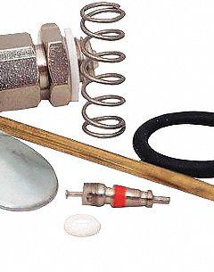 ZEP Repair Kit: Sprayers, RST0032, SP00228S, Brass/Viton/Nickle plated brass. Key specifications — Color: Silver; Product Type: Sprayer Repair Kit; Compatible Mfr No.: SP00228S; Material: Brass/Viton/Nickle plated brass; Compatible Product Type: Sprayers.