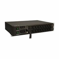 EATON TRIPP LITE PDU: Single-Phase, 18 Outlets, (16) C13/(2) C19, Metered, 2 RU, Front Facing (MPN PDUMH30HV6). Key specifications — Plug Type: NEMA L6-30P; Brand: EATON TRIPP LITE; Phase: Single-Phase; Receptacle Type: (16) C13; Facing: Front.