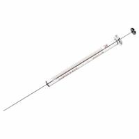 HAMILTON Chromatography Syringe: 10 ul Capacity - mL, Gastight, Borosilicate Glass, PTFE, Cemented (MPN 80008). Key specifications — Attachment Type: Cemented; Plunger Material: PTFE; Needle Point Style: Agilent Syringe; Needle Type: Cemented; Sterile/Non-Sterile: Sterile; Tip Material: PTFE; Barrel Material: Borosilicate Glass; Brand: HAMILTON.