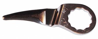 FEIN Oscillating Scraper Blade: 5/8 in Blade Wd, 3 1/8 in Blade Lg, Hooked, Steel - 12-Point Mounted Blades