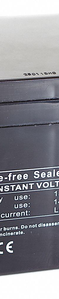 EDWARDS Sealed Lead Acid Battery: 12V DC, 18 Ah Capacity, 6.59 in Ht, 3.01 in Wd, 7.14 in Dp, ABS (MPN 12V17A). Key specifications — Terminal Connection: Tab with 0.217 in Bolt Hole; Brand: EDWARDS; Housing Material: ABS.