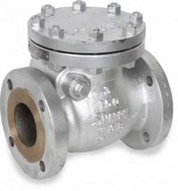 SHARPE Check Valve: Swing, 2-Way, Inline Valve Body, 4 in Pipe Size, Flange x Flange, Carbon Steel (MPN 4371002810). Key specifications — Seat Material: Metal; Brand: SHARPE.