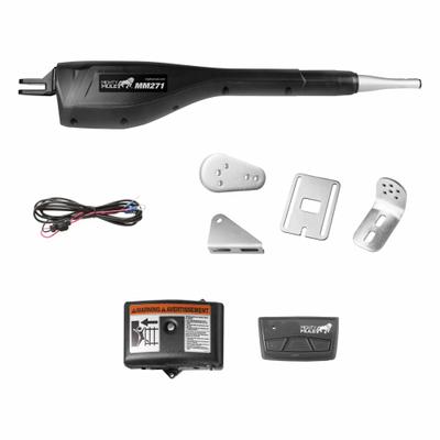 MIGHTY MULE Swing Gate Operator Kit: Single Swing, Battery, 12V DC - Swing-Gate Operator Systems
