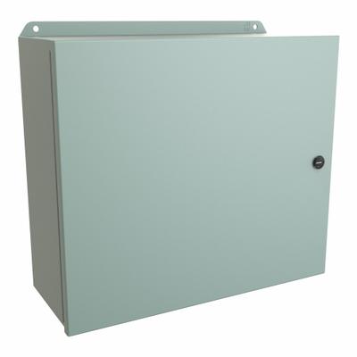 HAMMOND Electrical Enclosure: Steel, 14 in x 16 in x 6 in, NEMA 12/13/3R/4, w/Panel - Steel Washdown Enclosures