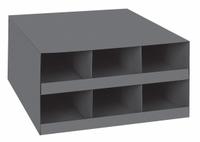 DURHAM MFG Welding Rod Rack: Standalone, 16 1/8 in x 18 in x 6 in, 6 Bays, Gray, Horizontal (MPN 921-95). Key specifications — Rack Configuration: Standalone; Usable Bay Dimensions WxD: 5-1/4 in x 18-3/8 in; Orientation: Horizontal; Color: Gray; Brand: DURHAM MFG.
