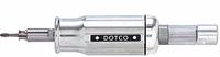 DOTCO Air Pencil Grinder: 0.1 hp, 100,000 RPM Max, Front Exhaust Location, Ball, 5 3/8 in Overall Lg (MPN 10R9000-08). Key specifications — attr1320695: (1) Bare Tool; attr1320698: Front; attr1320732: Ball; attr1320742: DOTCO.