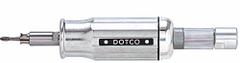 DOTCO Air Pencil Grinder: 0.1 hp, 100,000 RPM Max, Front Exhaust Location, Ball, 5 3/8 in Overall Lg (MPN 10R9000-08). Key specifications — attr1320695: (1) Bare Tool; attr1320698: Front; attr1320732: Ball; attr1320742: DOTCO.