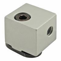 Panel Mount Block: For Std Panel, Anodized, Silver, Aluminum, Inch, 80/20 10 Series (MPN 2427). Key specifications — Brand: 80/20; Includes Fasteners: Yes; Finish: Anodized; Material: Aluminum; Product Type: Panel Mount Block; Compatible Series: 10 Series.