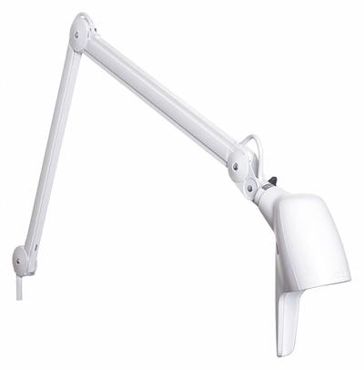 BURTON Task Light: LED, 2,000 lux @ 24 in/3,400 lux @ 18 in, Wall, 3000K, 90 CRI - Wall-Mount Medical Lights