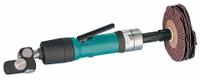DYNABRADE Air Finishing Sander: 4 in Max, 0.4 hp, 22 cfm, 1/4 in NPT, 1/2 in Arbor, 3/8"-24 (MPN 52050). Key specifications — attr1320413: 3/8"-24; attr1320379: DYNABRADE.