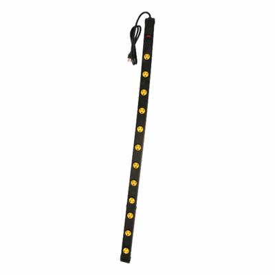 YELLOW JACKET Power Strip: 12 Outlets, 6 ft Cord Lg, 15 A Current - Industrial Power Strips