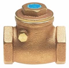 MILWAUKEE VALVE Swing Check Valve: Swing, Inline Valve Body, 1 1/4 in Pipe Size, FNPT x FNPT, Brass (MPN UP0967000114). Key specifications — Brand: MILWAUKEE VALVE.