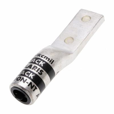 POLARIS Compression Lug: For 600 kcmil, Stranded Wire, 1/2 in Stud Size, Long - Two-Hole Compression Lugs