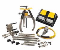 ENERPAC Hydraulic Puller Set: 5 ton Capacity with Attachments, 10 ton Cylinder Nominal Capacity (MPN LGHMS310A). Key specifications — attr98874: ENERPAC; attr96739: Bearing Cup Puller; attr1177737: Air Pump.
