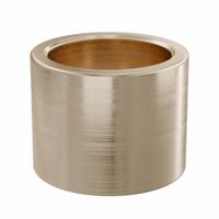 Sleeve Bearing: Bronze, SAE 841, 25 mm Bore, 32 mm OD, 25 mm Lg, 49,938 lb/sq in-fpm Max PV, 5 PK (MPN AAM2532-25B). Key specifications — System of Measurement: Metric; Material Grade: SAE 841; Brand: OILITE.